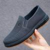 Stoffen schoenen heren enkellaarsjes lente zomer herfst ademend antislip papa rijlaarzen casual schoenen