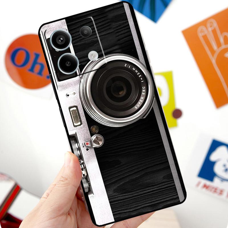 Retro Classic Vintage Camera Funda For Xiaomi Redmi Note 11 10 12 13 14 15 Pro Plus Case For Redmi 15 10C 13C 12C 14C 15C