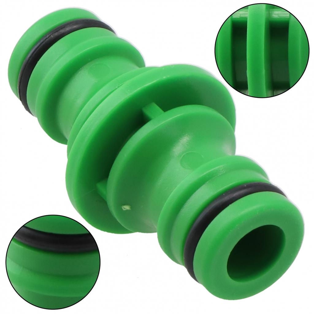 Connector Hose 1/2\" Hose Connections 2 Way Black/green