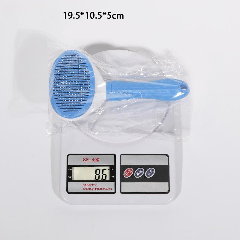 Pet Comb Cleaning Cat Comb Massage To Remove Floating Hair One-click Fading Stainless Steel Needle Opening Knot Cat Hair Removal Comb
