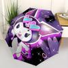 1pc Kawaii Unicorn Heart Adventure Umbrella with Plastic Handle,Suitable for All Seasons Home Travel Outdoor UmbrellaSanlio112