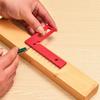 Raportor pătrat pentru prelucrarea lemnului, aliaj de aluminiu, riglă triunghiulară, instrument de măsurare a planului de înaltă precizie pentru inginer dulgher