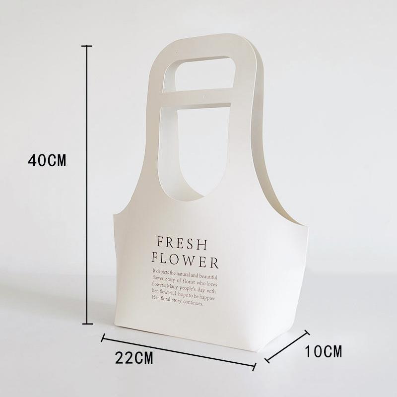 Verpackung Blumenbox Rosenverpackung Handheld Wasserdicht Kraftpapiertüte Hochzeitsdekoration Geschenktüte Straußverpackungstüte