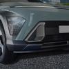 For Hyundai KONA 2024 2025 Door Side Rearview Mirror Fuel Tank Cap Anti scratch Cover oil fuel cap Front Bumper Fog Light Cover