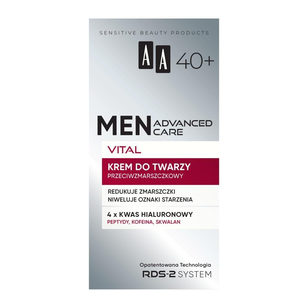 Aa Men Advanced Care Vital Anti-Wrinkle Face Cream for Men 40+ 50