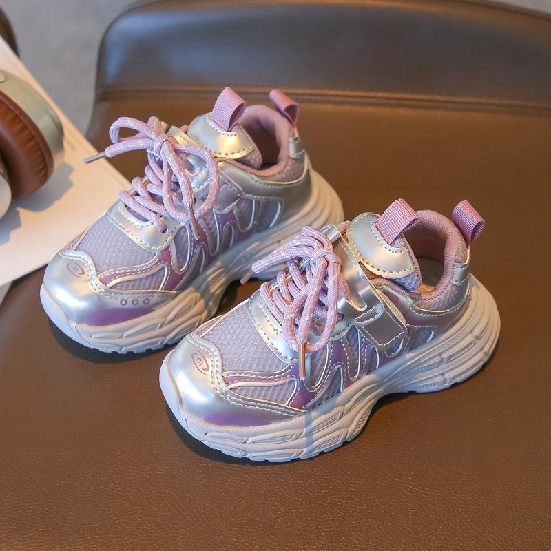 Children's trend mesh breathable dad shoes autumn new fashion versatile and comfortable boys and girls sports and leisure shoes