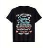 Camiseta Divertida Feminina para Melhor Amiga - Slogan "Você Não Pode Me Assustar, Tenho Uma Melhor Amiga Maluca" com Letras Rosa e Turquesa e Corações BFF Camiseta Gola Redonda