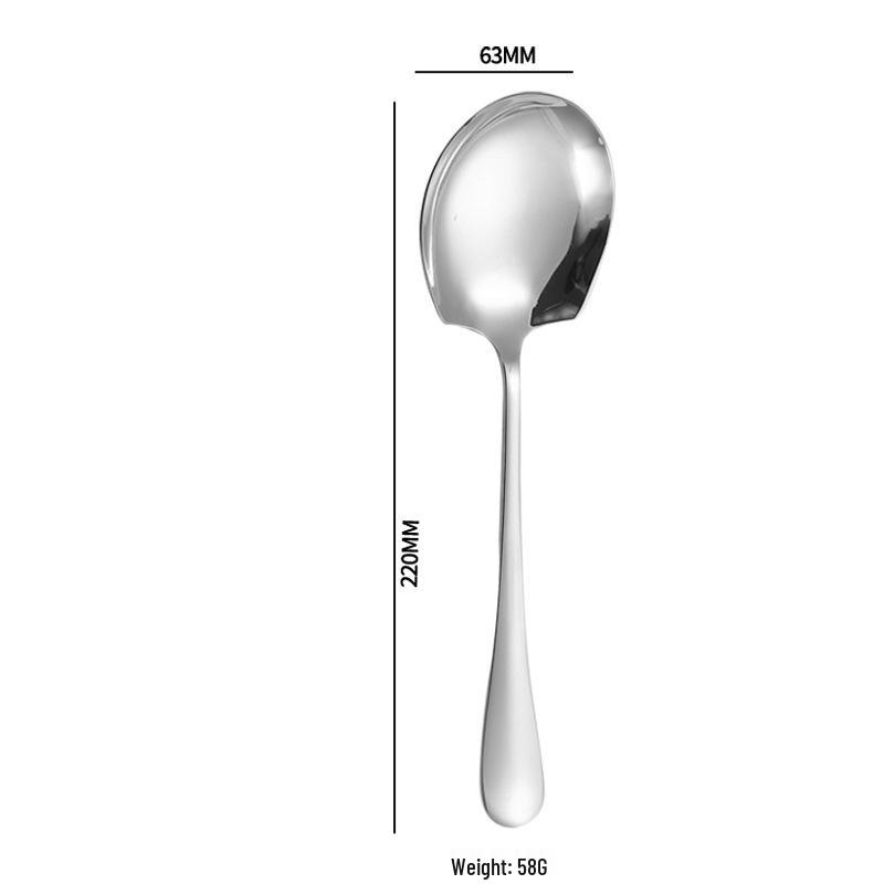 1010 Stainless Steel Western Cutlery Set: Steak Knife, Fork, Spoon, Dessert Spoon, Serving Fork, and Ice Spoon.