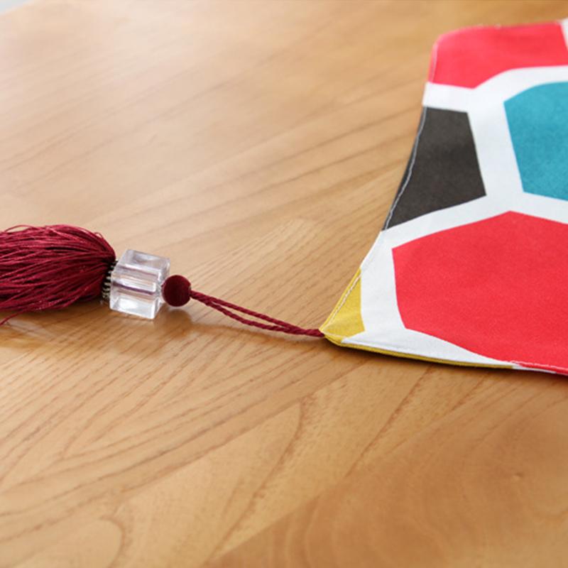 Imitation Cotton and Linen Table Runner Print Multicolour Table Cloth Cover Tablecloth Table Decoration