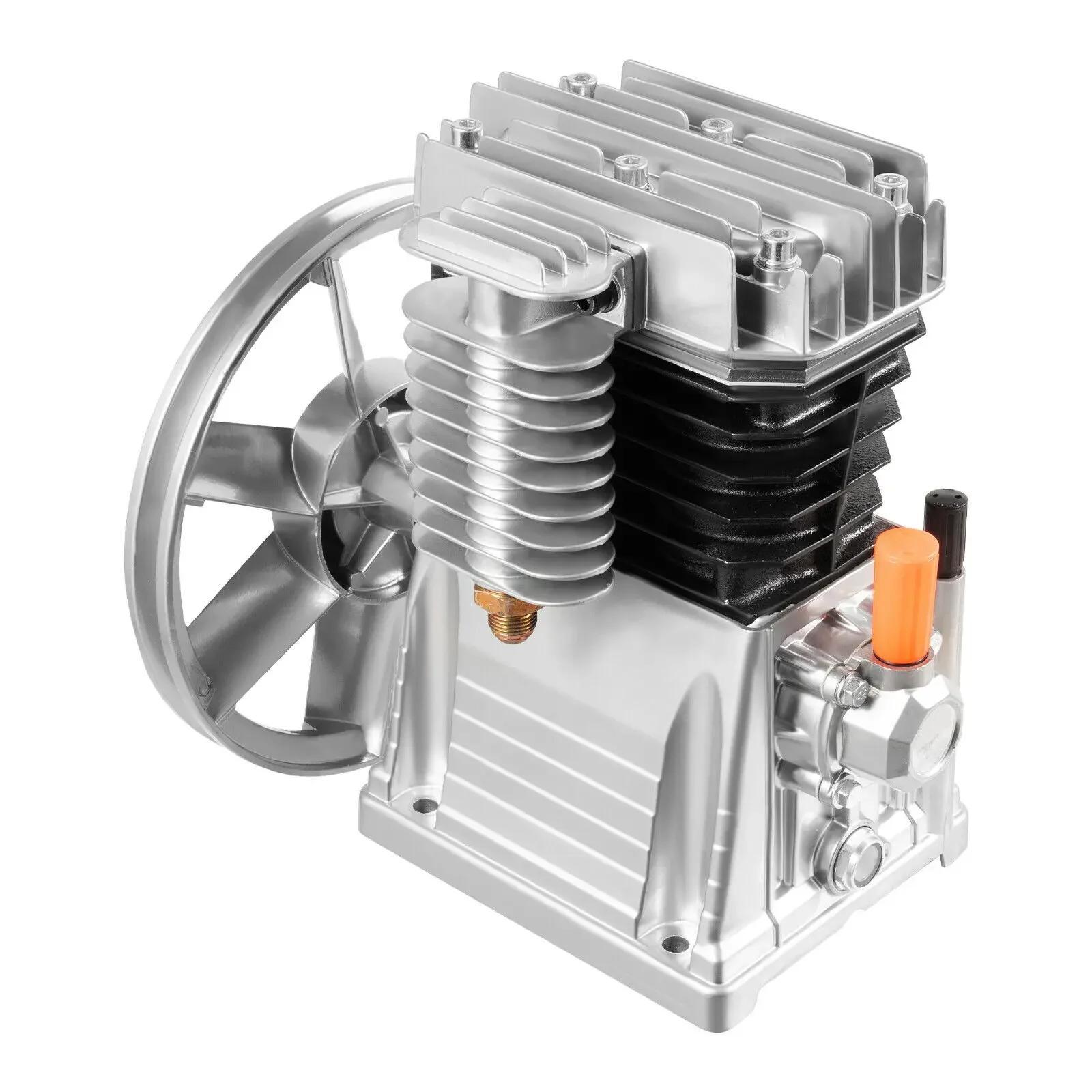 

3HP Twin Cylinder Air Compressor Motor 250L/min 55dB Low Noise with Silencer United States