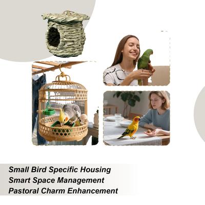 Bird House Roosting Pockets Birdhouses Bird Nesting House For Sparrow Parakeet Parrot Cockatiel Finch Canary Chickadee