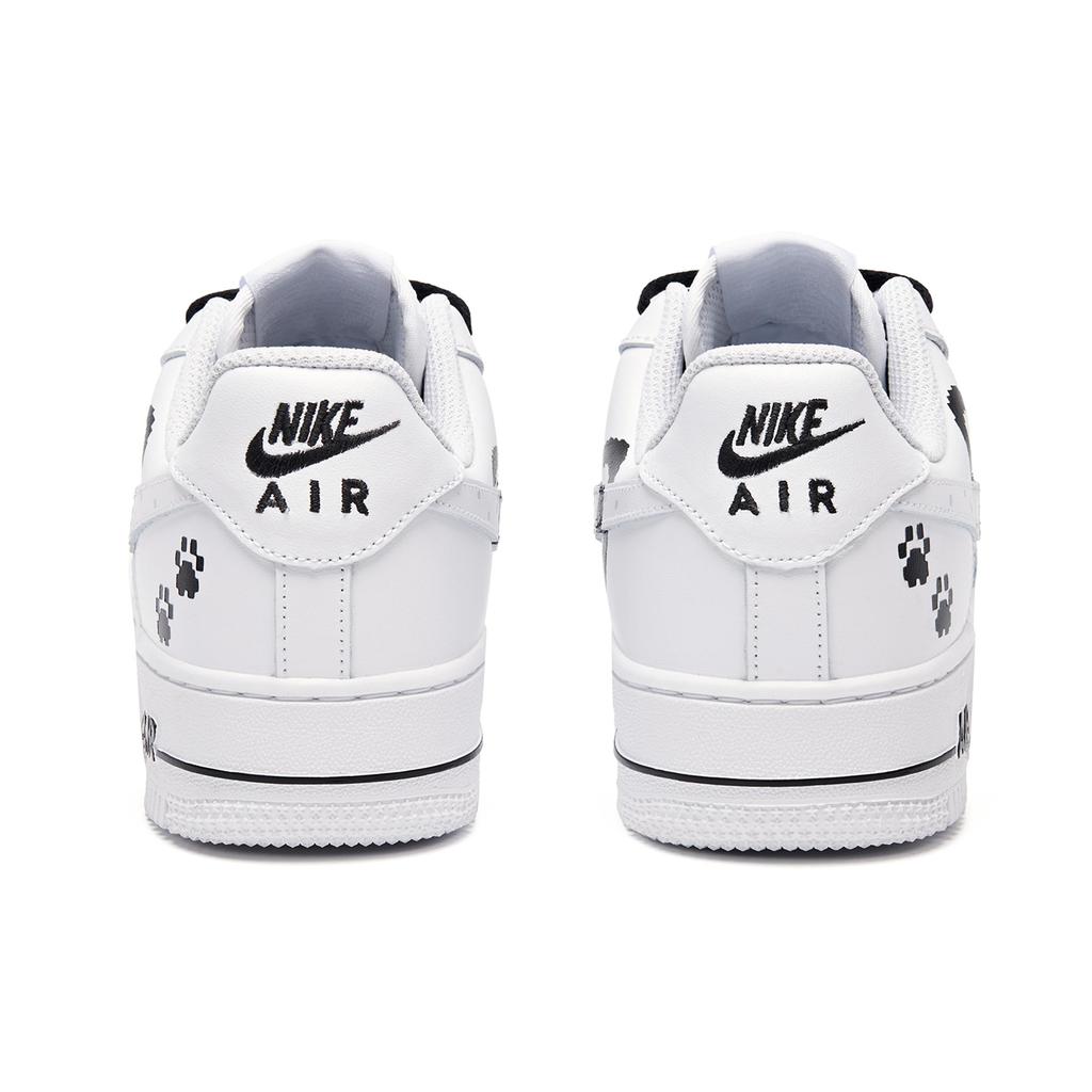 Nike Air Force 1 Abrasion Resistant Low Top Skateboard Shoes Unisex White Black CW2288-111(Team943-)