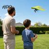 RC Plane with Gyro Stabilizer Remote Control Paper Airplane Kit Stabilizer Dual Propellers DIY Electric Beginner Toy Kit Set Educational