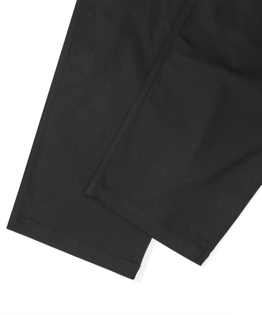 COLUMBIA UNIVERSITY M-Label Loose-Fit Pintuck Pants Black