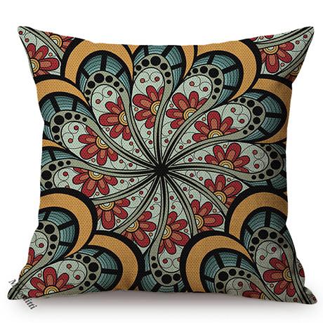 Marrakech Ethnic Yard Floral Style Home Decor Sofa Throw Pillow Case Mandala Geometric Decorative Chair Cushion Cover Cojines