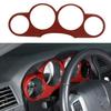 Dashboard Meter Cover Trim Panel Red Carbon Fiber For Dodge Challenger 2009-2014