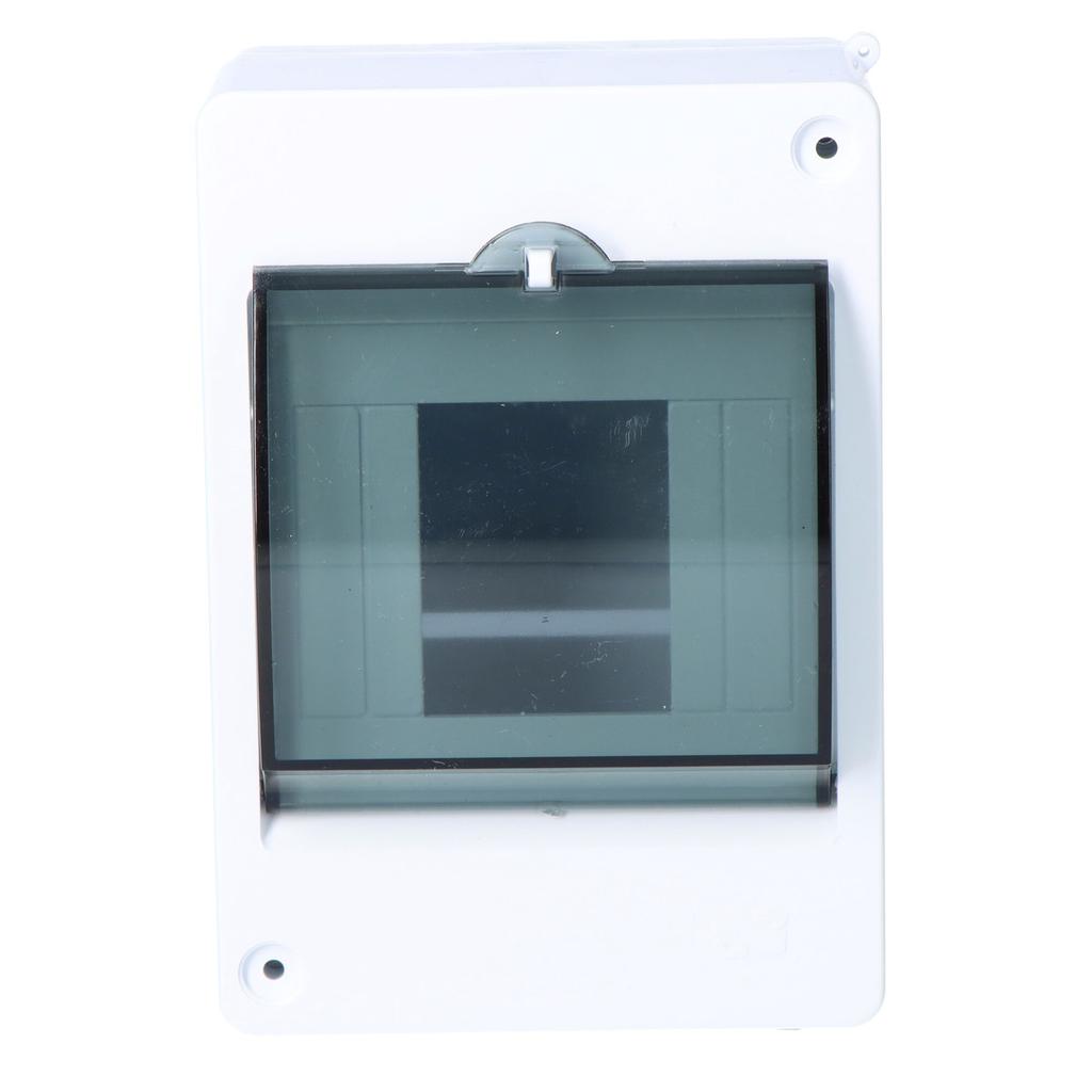 Surface-mounted housing, 4-module, with glass, IP30D