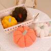 1825Cm Small Pumpkin Plush Pillow Stuffed Six Colors Plant Cushion Halloween'S Day Party Prop Plushie Home Decoration Gift