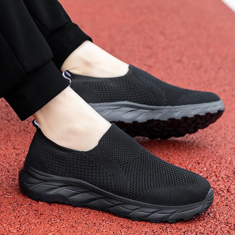 High Quality Women's Shoes Sneakers Platform Walking Shoes Fashion Knited Casual Loafers Lightweight Men Casual Shoes Size 36-45