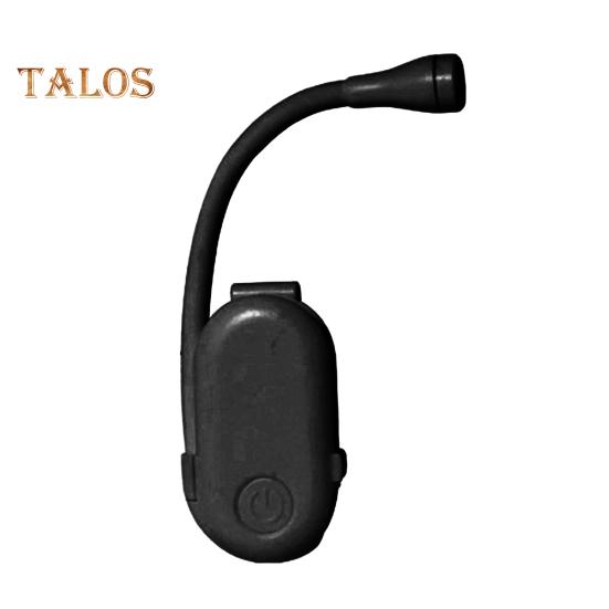 

Светодиодный перезаряжаемый светильник для чтения, вращающийся на 360 градусов, мини-лампа для чтения с зажимом, портативный ночник для чтения в постели, путешествий в машине 3W чёрный