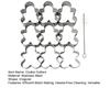Gingerbread Man Cookie Cutters 9 Cavity Stainless Steel Baking Mold for Biscuits And Fondant Easy to Clean Baking Tool for Home Baking And Festive