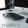 Perixx Px Ergo Mech Ergonomic Keyboard Mechanical Tenkeyless Low Profile Wired Connection USB Compatible with OS X Black English Layout Windows/Mac