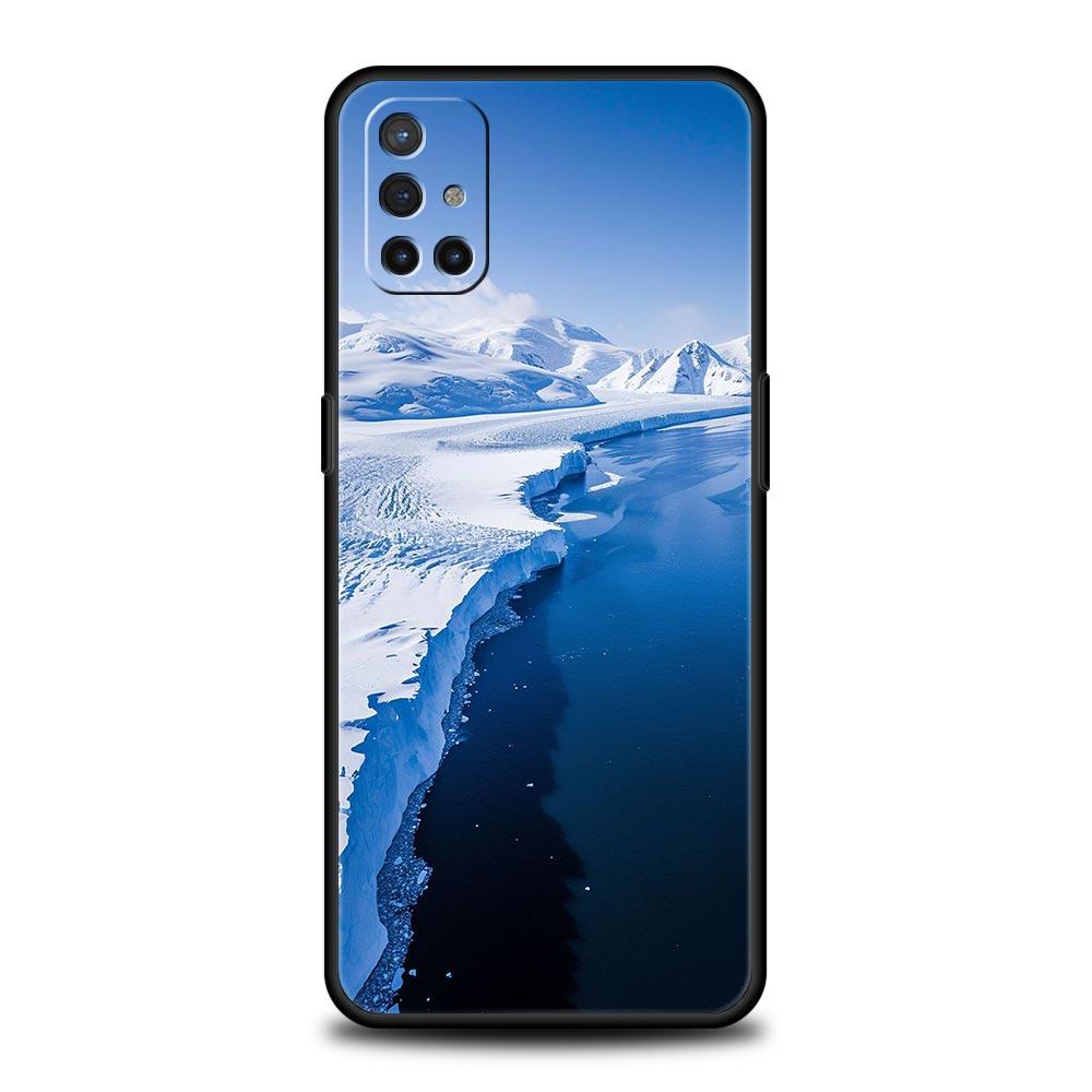 Antarctica Snow Scenery Phone Case For OnePlus 15 13 12 11 10 Pro 13T 13R 12R 9 8T 8 7 7T 9R Nord 2T CE 2 3 4 5G Soft Cover