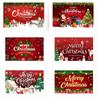 Happy New Year Theme Christmas Background Banner Cloth Christmas Decorations  Photography Props