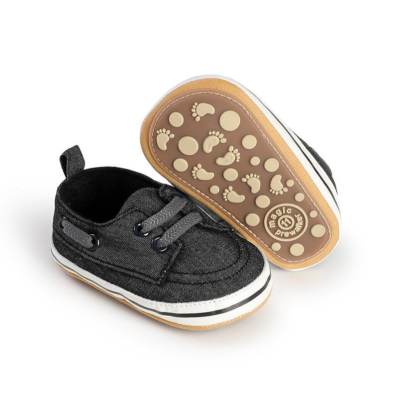 Non-Slip Canvas Slip-On Shoes for Babies 6-12 Months – Soft Sole, Stay-On Design for Boys and Girls
