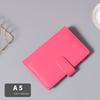 Customized Planner Diary Notebooks A5 A6 A7 Ring Binder Budget Pu Leather Binder Clip Notebook