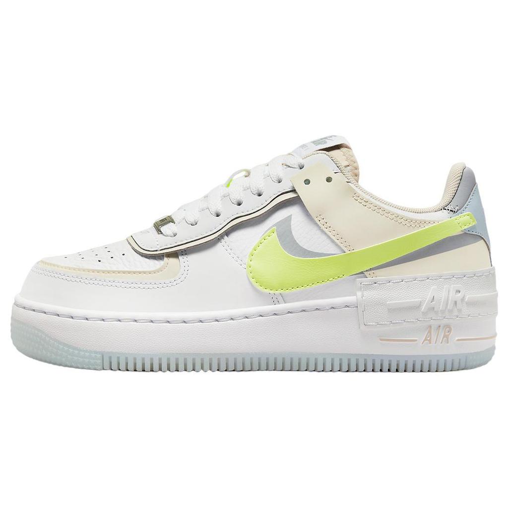 Jauni Nike Air Force 1 Shadow neona/dzelteni Swoosh sieviešu FB7582-100