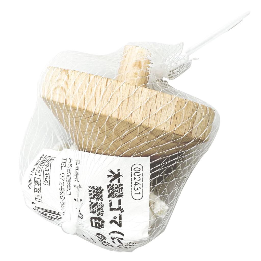 ARTEC Wooden Top with 002431 (with String) Uncolored, 65, String,