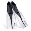 MORGEN SKY Diving Fins, Snorkel Fins, Full Foot, Rubber, Lightweight, Easy Storage, Drainage Holes, Non-Slip, FN689 (S, Black)