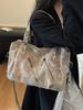 Americká Retro Velkokapacitní Taška Tote - 2025 Matná Jednoramenná Dojížděcí Crossbody Kabelka