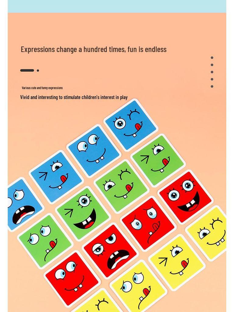 Interactive Face-Changing Cube Game: Enhancing Toddler Logic & Parent-Child Fun