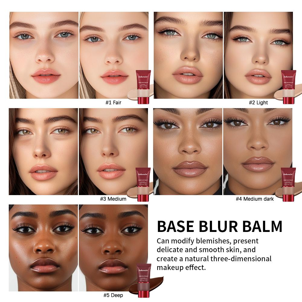 Long Lasting control oil OS Base Blurring Foundation Face Foundation Makeup Cream Cosmetics Black Skin Matte