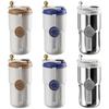 420ML Smarte Flasche 316 Edelstahl Smarte Wasserflasche Kaffee für Camping Geschenke für Heiße und Kalte Getränke