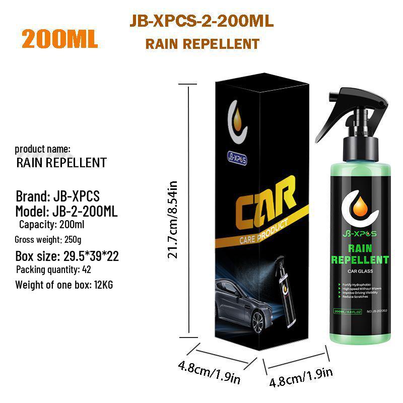 JB-XPCS-2 Windshield Nano Coating: Rain Repellent & Waterproof Spray