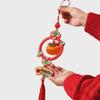 2025 Spring Festival Silk Persimmon String Lantern Ornament for Year of the Snake