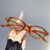 Retro Oval Bookworm Reading Glasses High-End And Fashionable Single Light Reading Glasses 6106