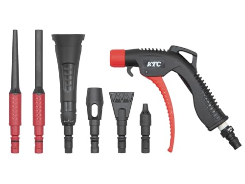 Kyoto Tool (KTC) Air Blow Gun Set with 6 Nozzles, YTKAG8