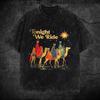 Star of Bethlehem Washed Shirt, Nativity Scene Hoodie, Christian Christmas Sweatshirt