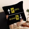 Pilot Captain Stripes Pillowcase Toon Gift Cushion Cover Bedroom Home Sofa Chair Seat Decor Pillow Case