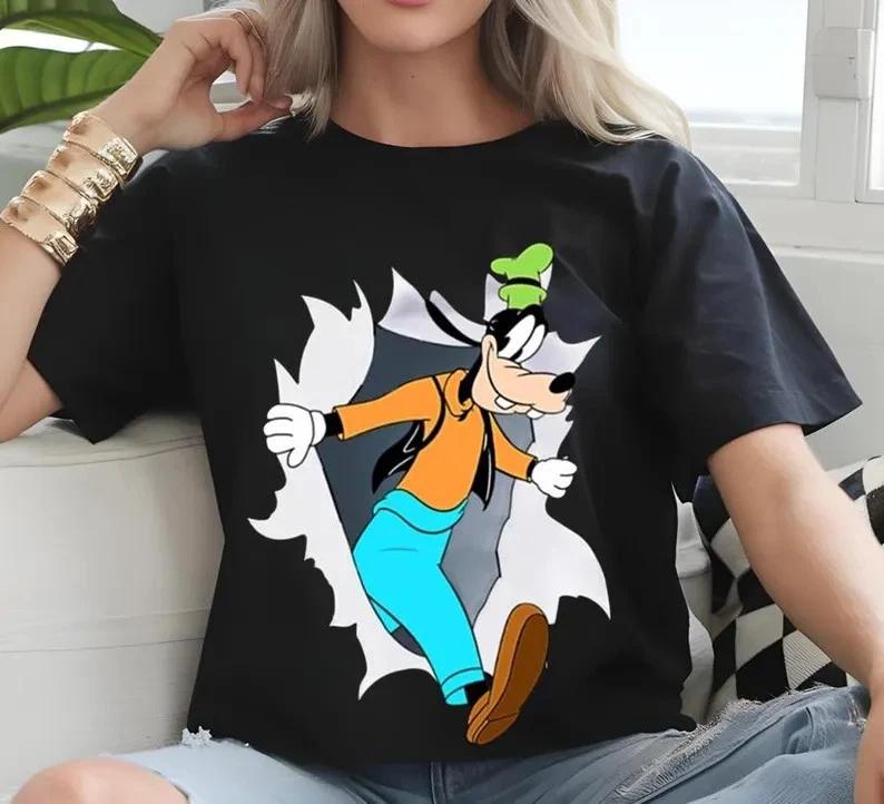 Goofy Funny Cute Black T Shirt Gift For Friends S
