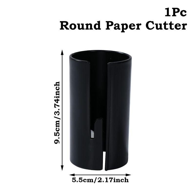 1pc Portable Mini Wrapping Paper Cutter Packaging Paper Cutting Knife Cutting Wrapping Paper Cutter Tool Tube Gift Wrap Tools