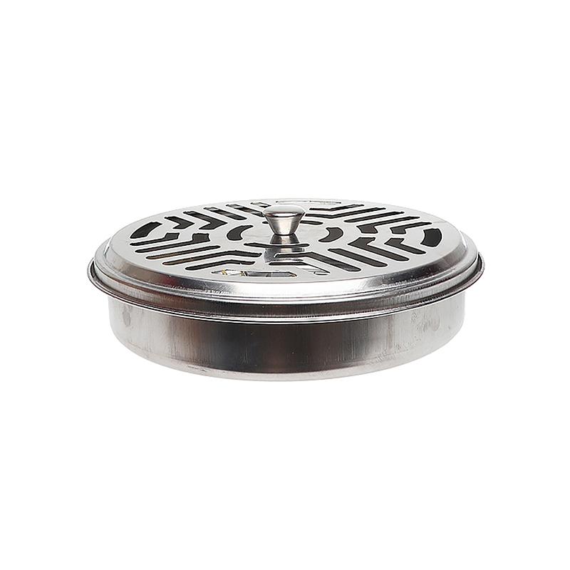 Mosquitoes Coil Holder Tray Frame Stainless Steel Round Rack Plate For Spirals