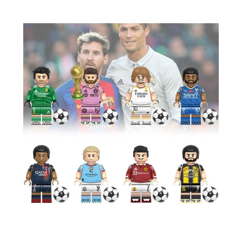 (Haaland)Soccer Super Star Building Block Toy Messi Ronaldo Mini Figure Doll Plastic Abs