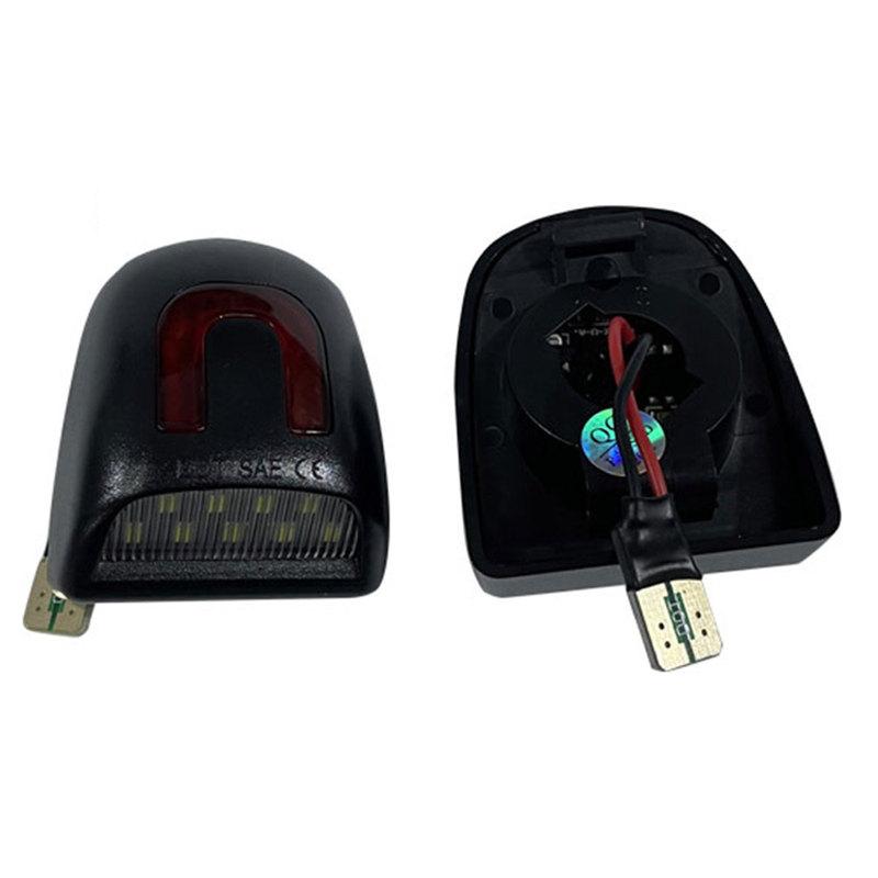 2 Pieces LED License Number Plate Light Lamp Red White Strip Tube Bulb For Chevrolet Chevy Silverado GMC Sierra 1500 2500