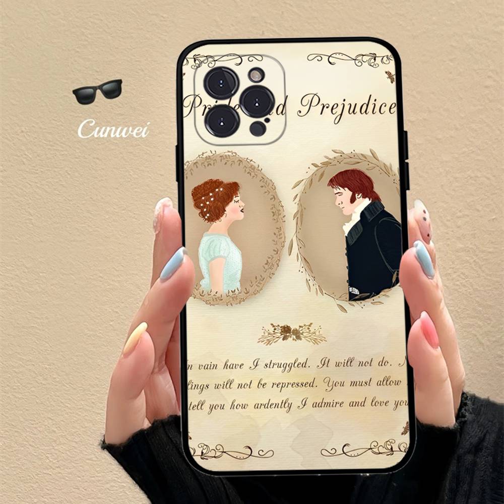 

Pride And Prejudice Jane Austen Phone Case For iPhone 17 16 15 14 11 12 13 Mini Pro XS Max Plus Funda Shell iPhone 11pro max