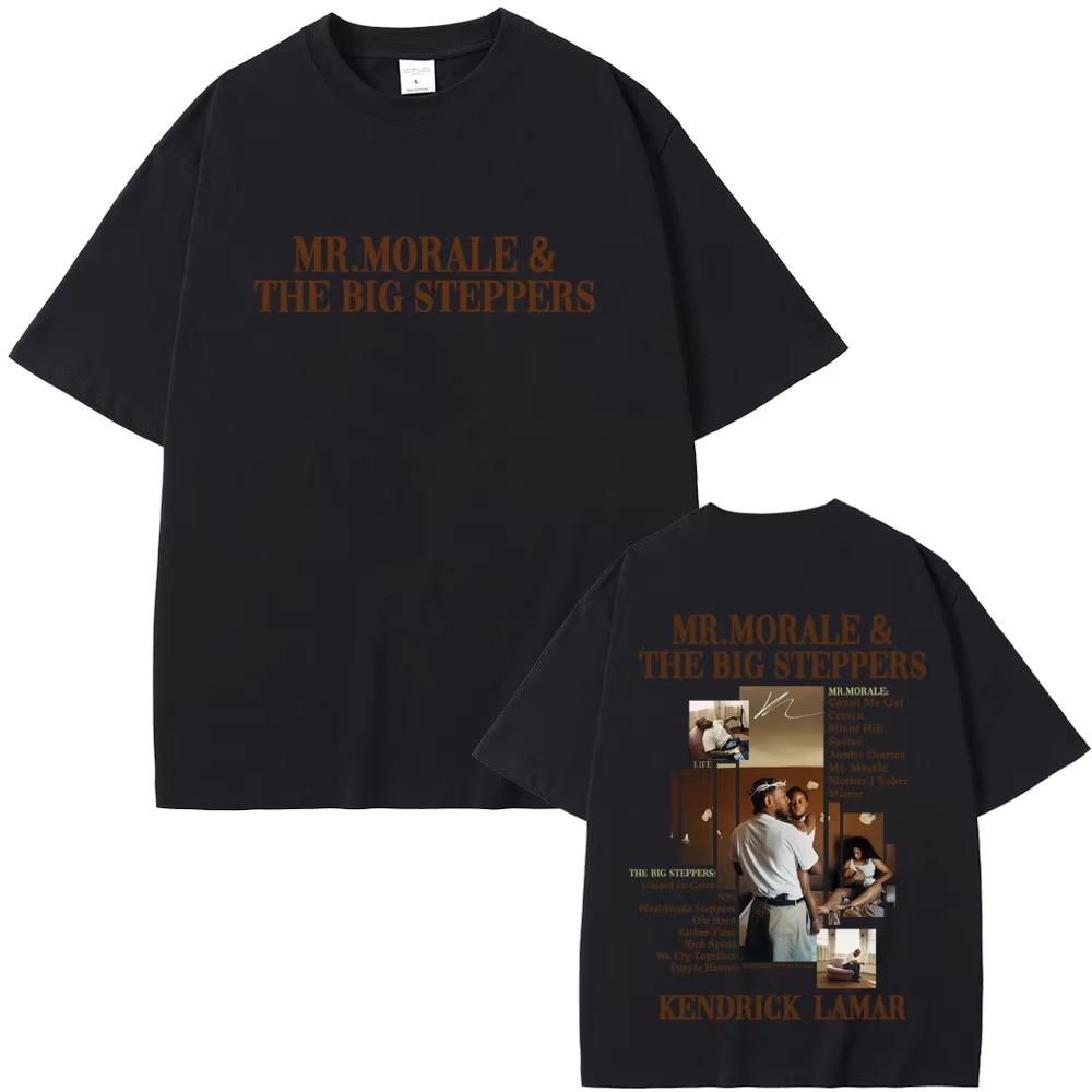 Kendrick Lamar Mr Morale The Big Steppers T-Shirt Herrenmode Popmusik T-Shirt Damen Freizeit Baumwolle Vintage T-Shirts